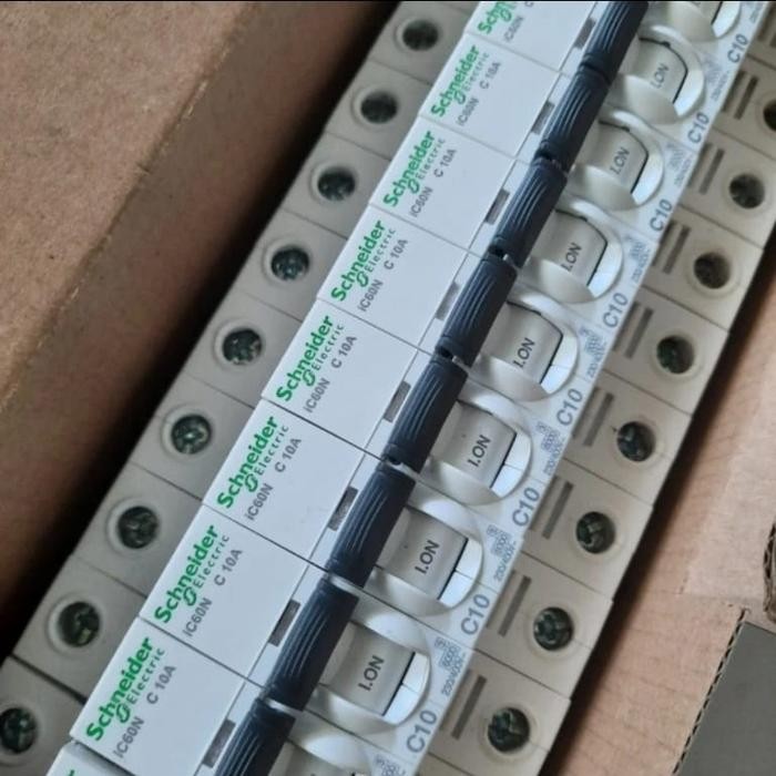 MCB 10A 1P IC60N 6kA Schneider 1Phase 1Pole