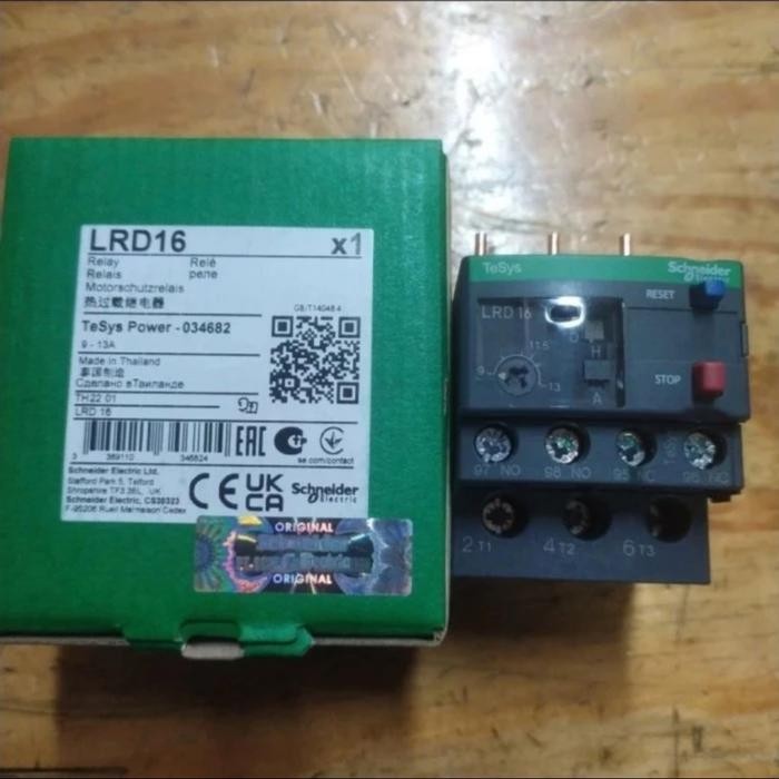 โอเวอร์โหลด / โอเวอร์โหลดความร้อน / LRD16 Schneider LRD 16 (9a-13a) Tele