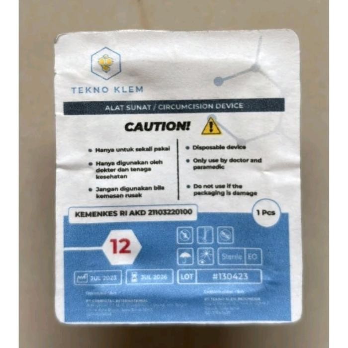 TEKNO KLAMP CLAMP CIRCUMCISION CLAMP