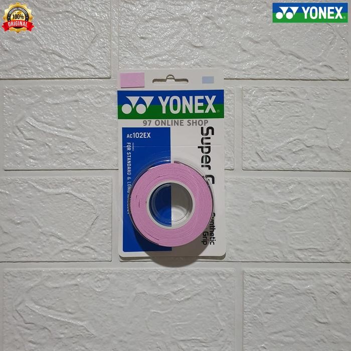 Yonex Ac102Ex / Ac 102 Ex - 3 In 1 French Pink Badminton / ไม้เทนนิสยาง Grip จัดส่งฟรี