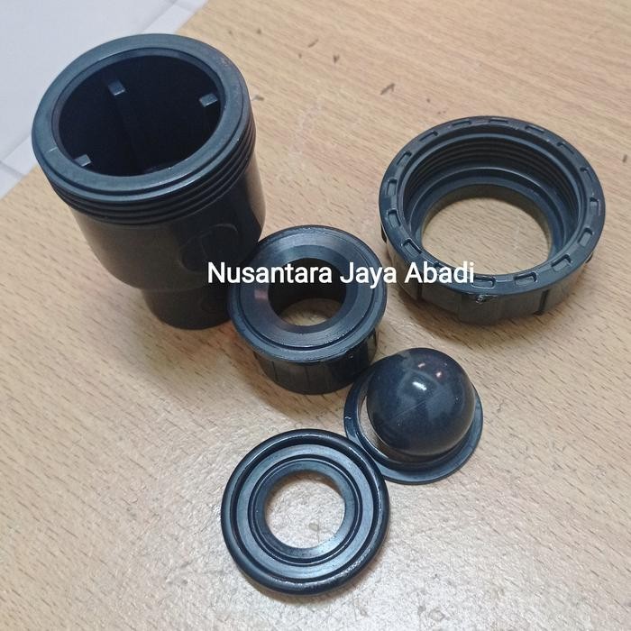 วาล์วตรวจสอบบอล Pvc Single Union 1" นิ้ว Dn 25 จัดส่งฟรี