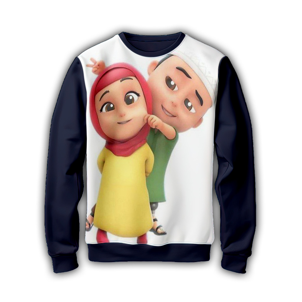 Nusara เสื้อแจ็คเก็ตเสื้อกันหนาวเด็ก Super Hero การ์ตูนแอนิเมชั่นฟิล์ม S4 Crewneck สกรีนลาย ที่ผสมผส