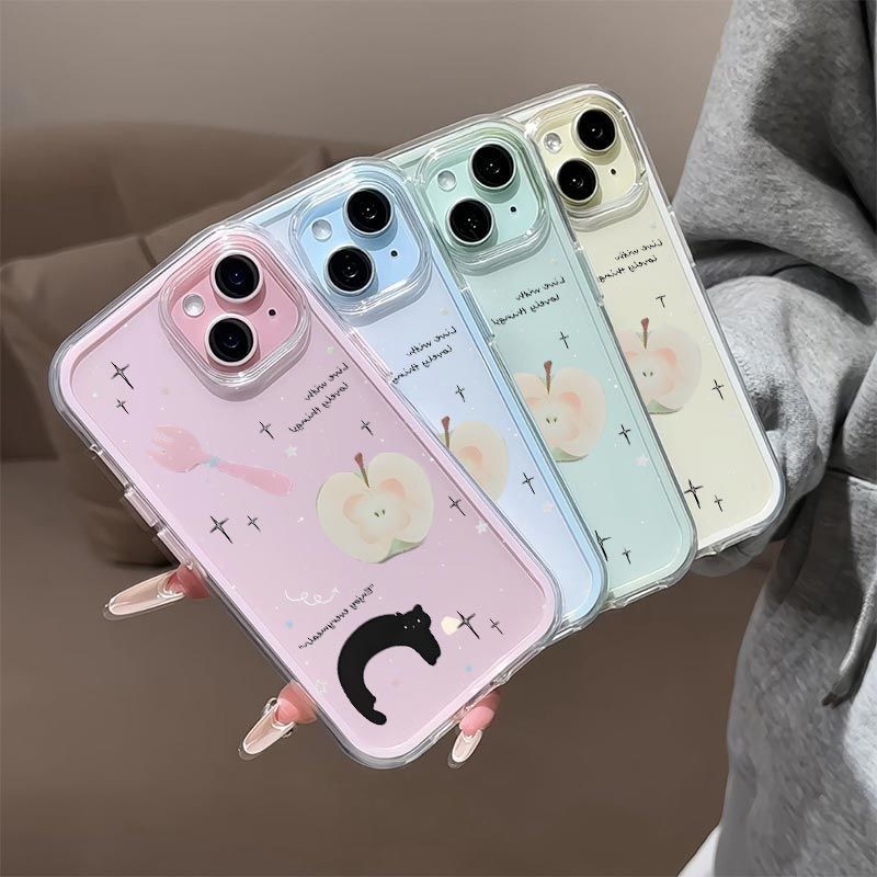 HP Starry Apple Soft Cat Casing Realme C85 C85 70 C71 C75 Note 60 60X C75X C61 C65 C30S Narzo 50I Pr