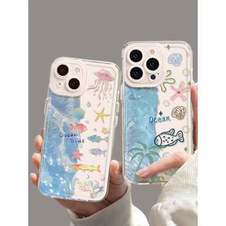 ปลาขนาดเล็กความงาม Sea Shell ปลอก Vivo iQOO Z10 Lite Y21d iQOO Z10R 5G V60 Lite Y400 V60 Y19s Pro V5