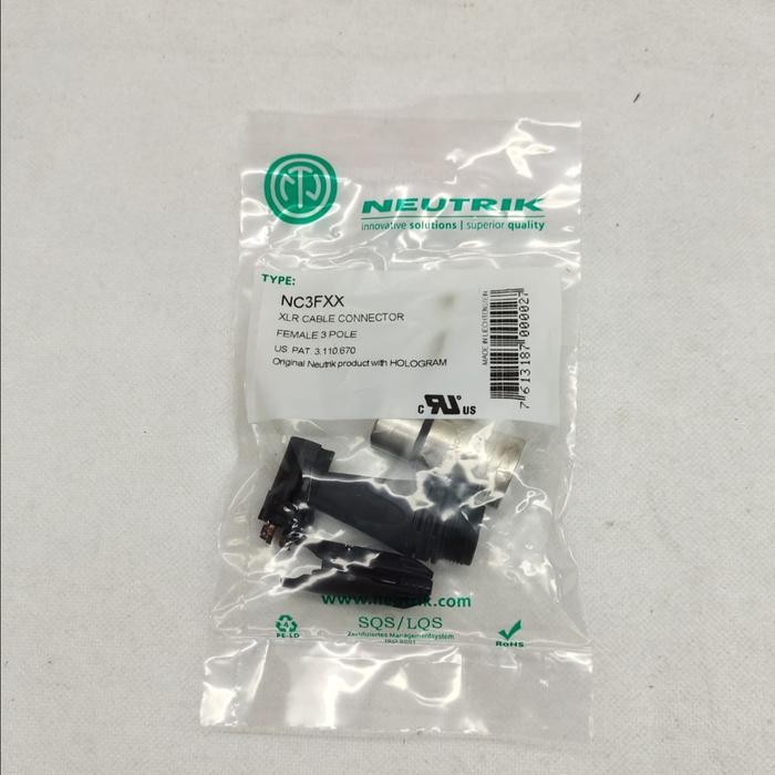 Neutrik XLR NC 3MXX, NC 3FXX, แจ็คเชื่อมต่อ Np 2X *