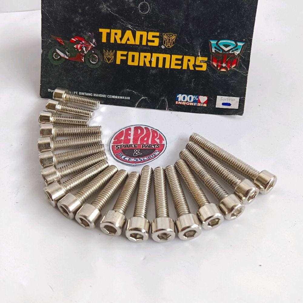 MESIN [3E Parts & Acc] Suzuki Satria 2T RU 120 SET Engine Block L Bolt Rare Item