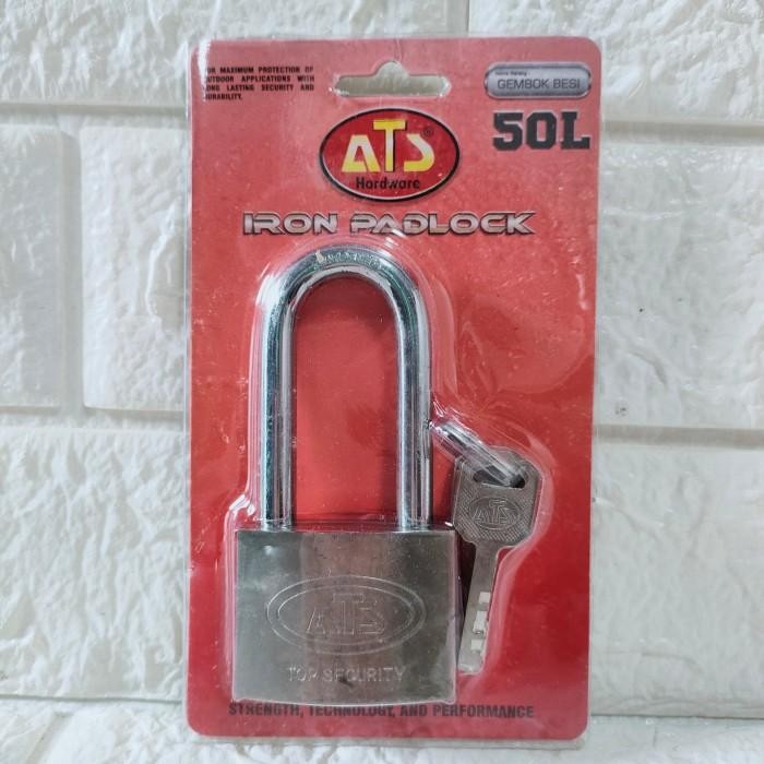 (Allthebest) กุญแจรั้ว / กุญแจเหล็ก ATS 30 40 50 60 คอยาว