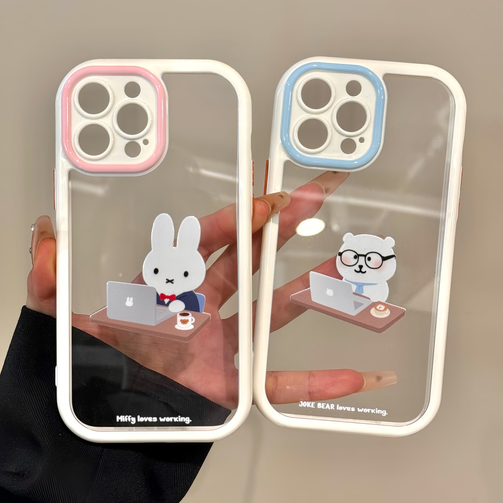 Anti Crack น่ารัก Miffy ปลอก Samsung A07 A17 A26 A06 5G A15 A55 A36 A56 A16 A11 A51 A05 M12 A22 M11 