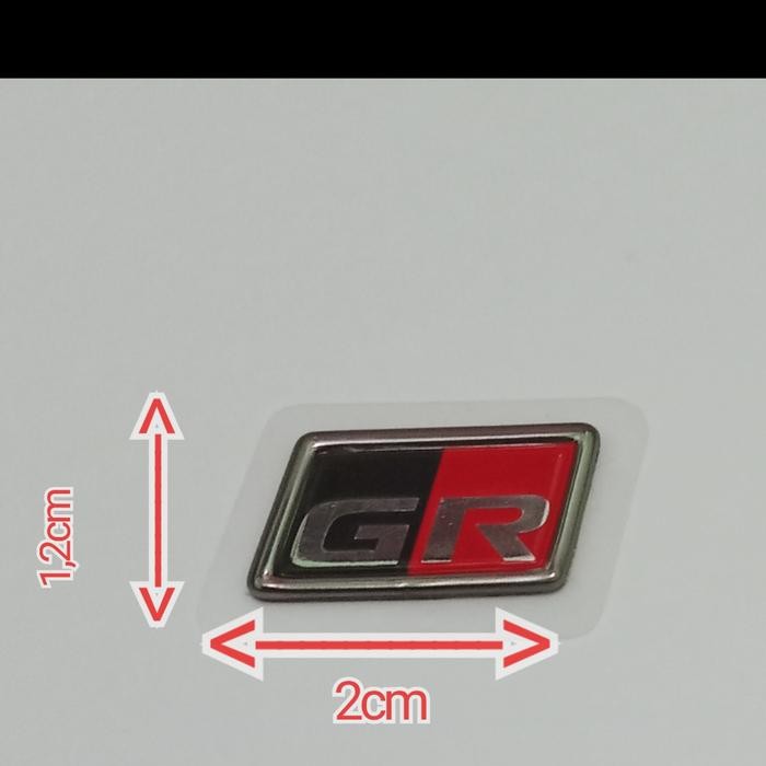 สติ๊กเกอร์สัญลักษณ์โลโก้ Gr Sport พวงมาลัย Rush Raize Innova