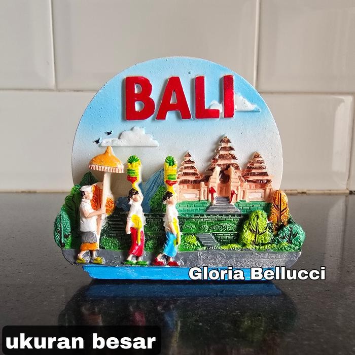 สติ๊กเกอร์แม่เหล็กบริดจ์บาหลี ของที่ระลึกจากอินโดนีเซีย denpasar kuta