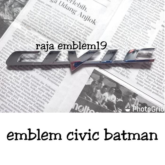 สติ๊กเกอร์ CIVIC BATMAN EMBLEM REFLECTIVE