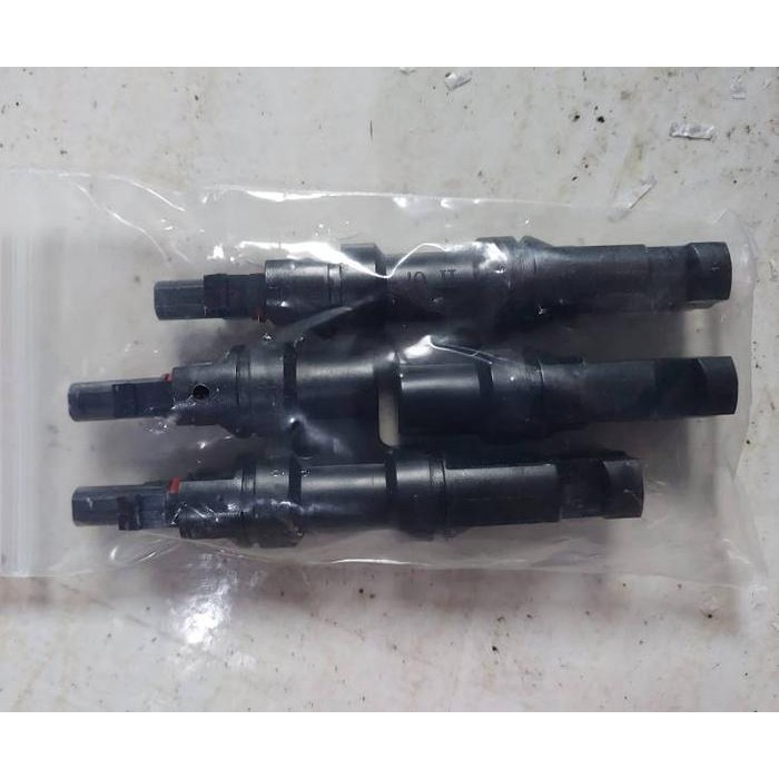 MC4 Connector Branch 2 Y2 T2 Solar Panel Solar Connector คู่