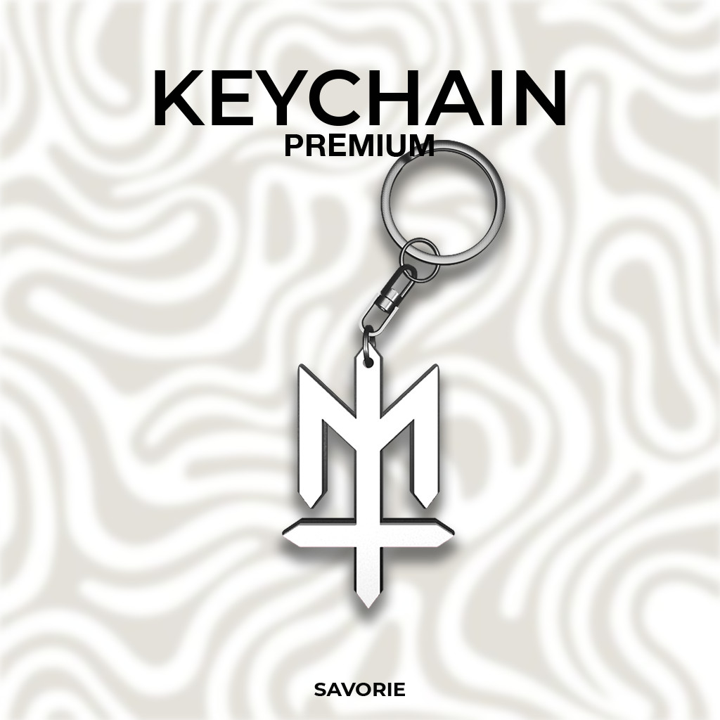 MATERNAL BLUE PINK 3D KEYCHAIN