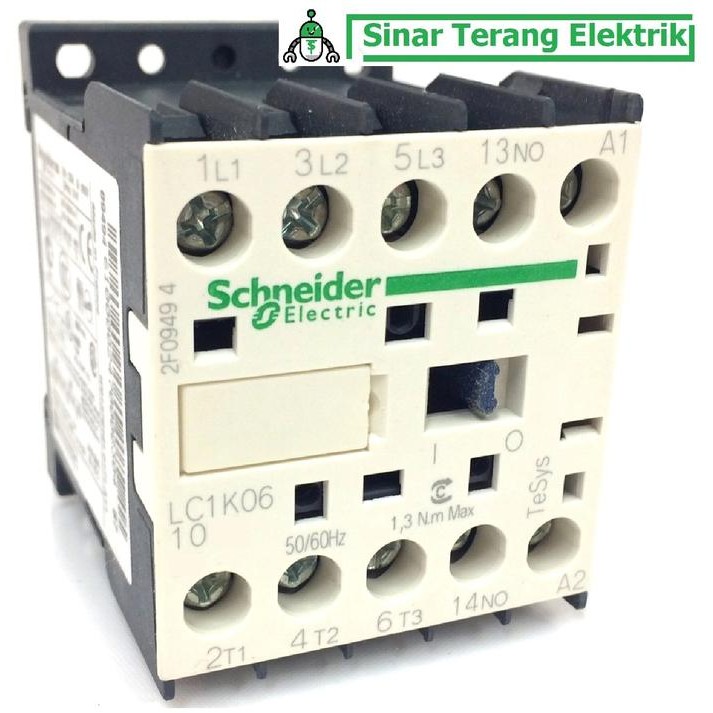 ยอดนิยม Schneider Tesys K Contactor 3P 20A 2.2Kw Lc1K0601M7 Lc1K0610M7