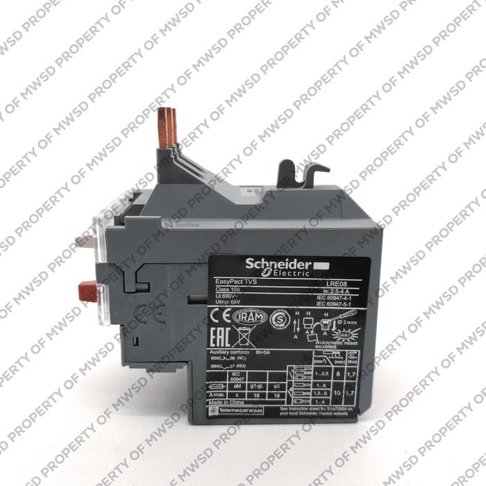 Limited Schneider Thermal Overload Tvs Lre08
