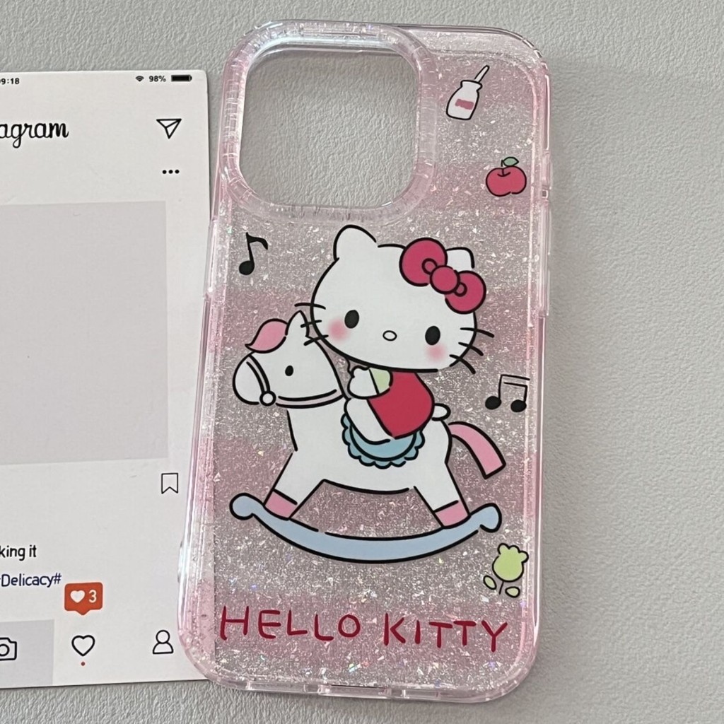 สาวภาพประกอบ Anti Crack Halo Kitty ปลอก Hp Infinix สมาร์ท 10 Plus หมายเหตุ 50 Pro ร้อน 60I สมาร์ท 9 