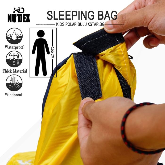 ถุงนอน Kids Premium Waterproof Inner Polar Thick Fleece Sb Anak Xstar.3G
