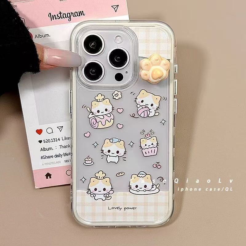 น่ารัก Anti-Fungus Cat Case Samsung S25 Fe S25 Ultra S23 Fe S24 Fe M54 S24 Plus M55 S22 Ultra M15 S2