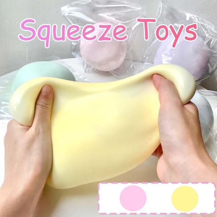 Jumbo Cheese Ball Squishy Fidget Toys ความวิตกกังวล Squishy Pumpkin Mochi Bun Taba Squishy Super