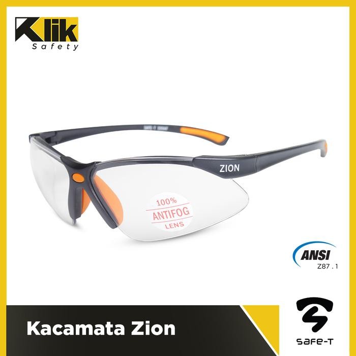 แว่นตานิรภัย Alfa Anti UV Safe-T Zion GS599 ใส/เทา