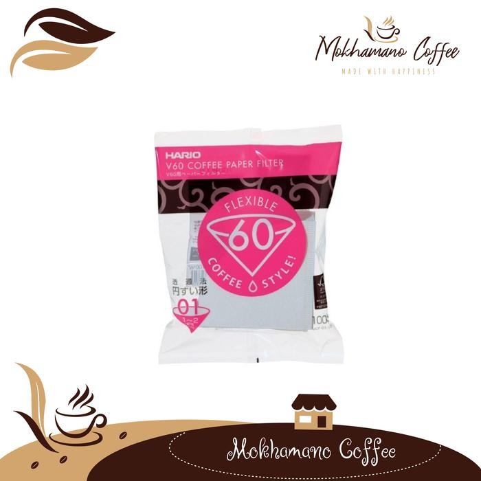 HARIO กระดาษกรอง 01 สําหรับ Dripper 100 แผ่น VCF-01-100W