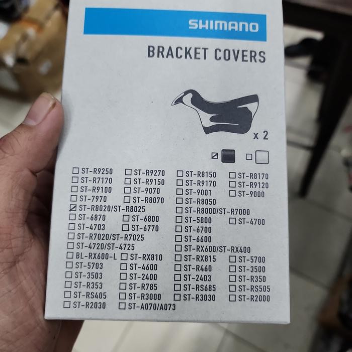 Shimano Bracket ครอบคลุม ST-R8020 ฝาครอบยาง Rifter Ultegra R8020 ดิสก์เบรก Shimano ดั้งเดิม