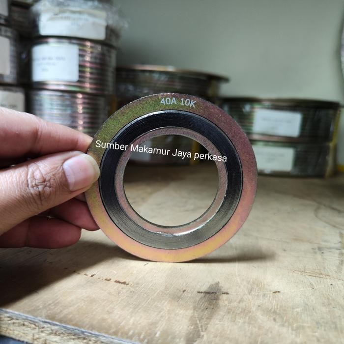 SWG JIS 10K เหล็กคาร์บอน (ปะเก็นแผลเกลียว CS JIS 10K) 11/2" นิ้ว