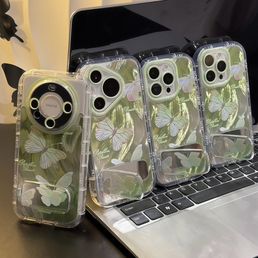 Textured สาวสวยผีเสื้อ Kesing Hp Vivo V60 Lite Y400 V60 Y21d iQOO Z10R 5G V50 Y19S Pro V40 Lite 4G 5