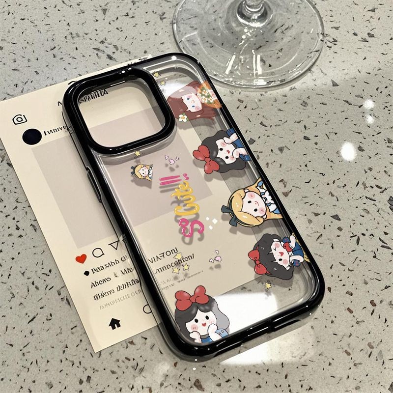 สาวน่ารักปลอกIphone 11 13 15 Pro Max 17 Pro Max 17 Air 7+ 8+ Ip 11 16E Ip 12 13 Mini X Xs Max Xr 7 8