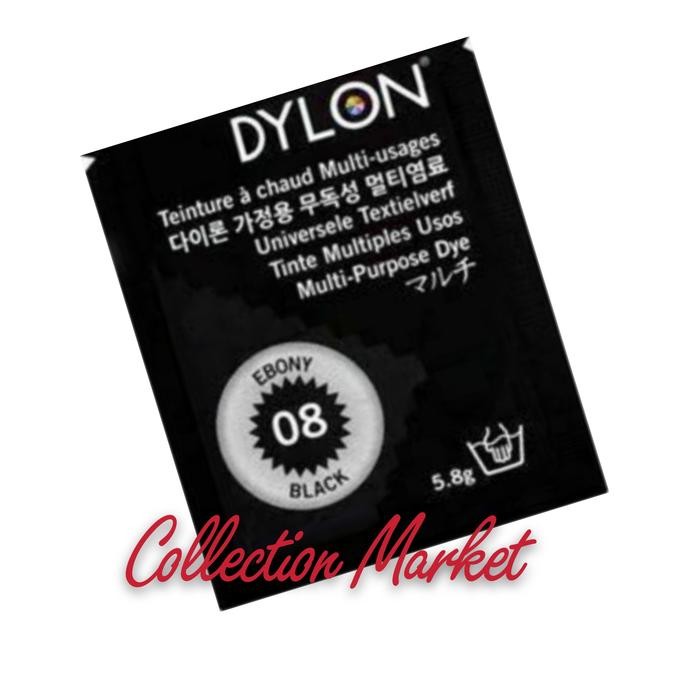 เสื้อผ้า DYLON WANTEX TEXTILE DYE NO.08 สีดํา