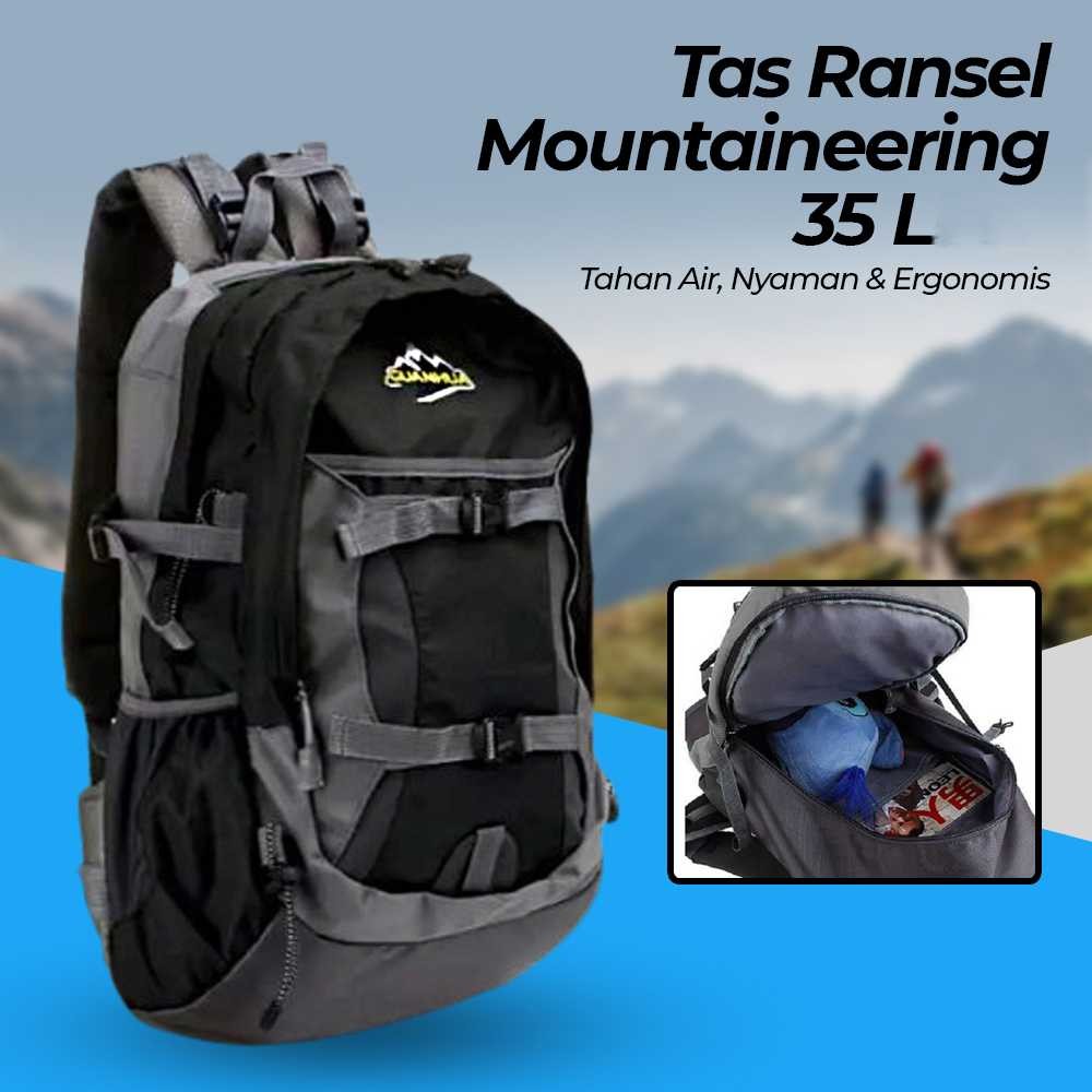Mountaineering Backpack Outdoor 35 L Mountaineering Backpack Outdoor 35 L Black
