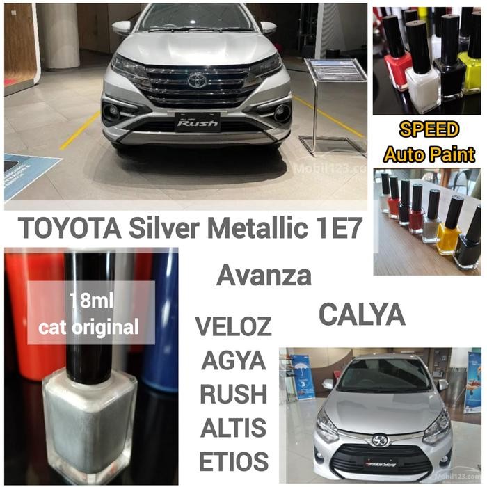 ใหม่ล่าสุด TOYOTA SILVER METALLIC 1E7 รถ SCRATCH REMOVER PAINT สําหรับ TOYOTA AVANZA CARS