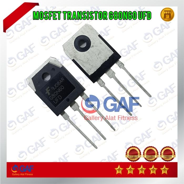 Mosfet ทรานซิสเตอร์ G80N60UFD 80A 600V TO-3P IGBT ผล Triode