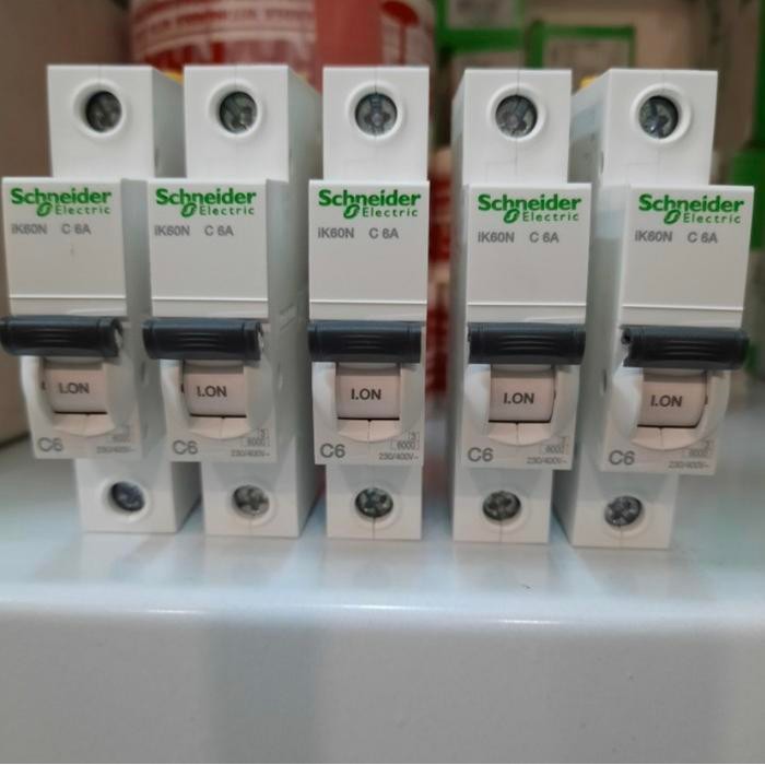Mcb ik60n 1p 6a 10a 16a 20a 25a schneider