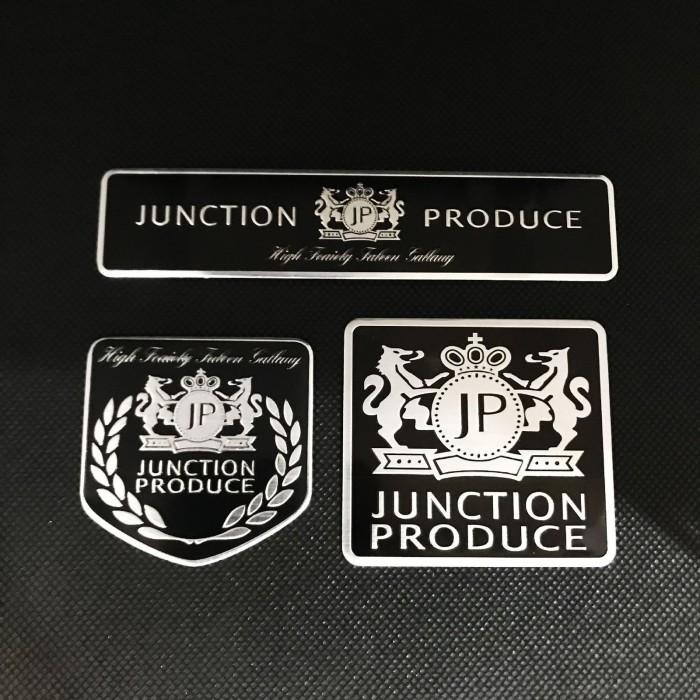 READY 3D อลูมิเนียม EMBLEM JP JUNCTION PRODUCE แผ่นสติกเกอร์ JUNCTION PRODUCE