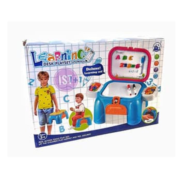 CHILDRENS TOYS Learning Desk Playset No.DK666-7 ขาตั้งไวท์บอร์ด