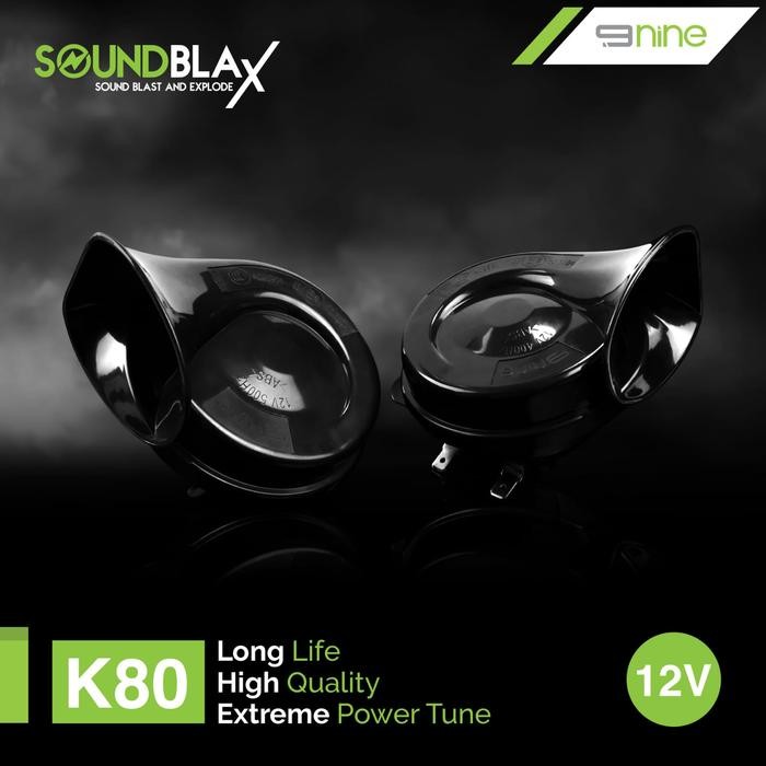Soundblax 9Nine Luminos Snail แตรรถจักรยานยนต์รถยนต์
