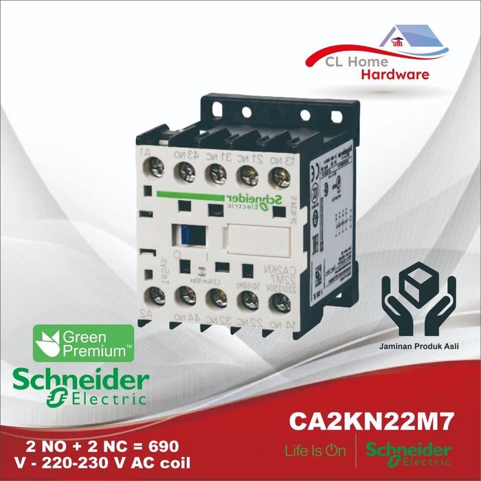 คอนแทคเตอร์ที่ดีที่สุด / คอนโทรลรีเลย์ Ca2Kn22M7 Schneider Sni