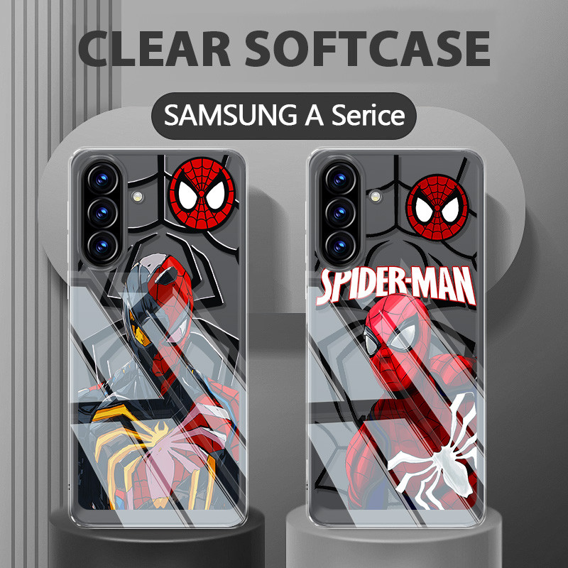 SAMSUNG Spidermanล่าสุดพรีเมี่ยมชายปลอกSamsung A36 5G A26 5G A35 5G A17 A07 5Ga56 5G A06 5G A55 5G A