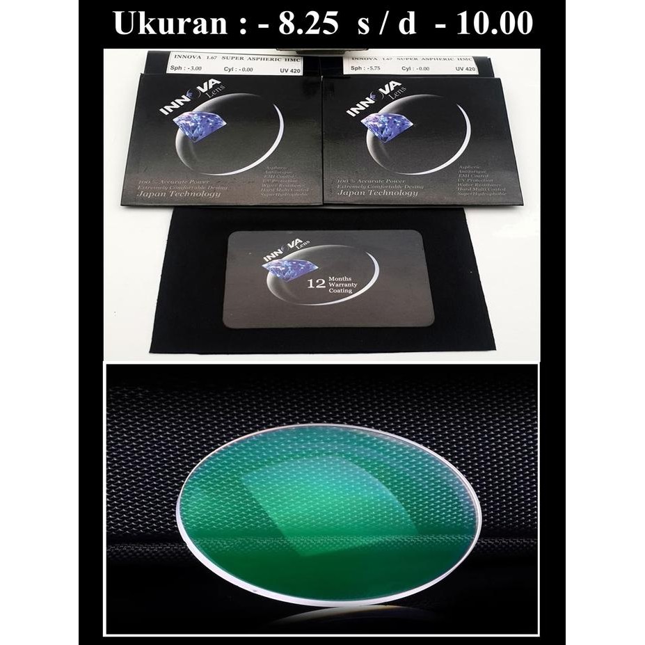 Alfa เลนส์ลบบางพิเศษ INNOVA ORIGINAL H-INDEX 167 รับประกัน 1 ปี