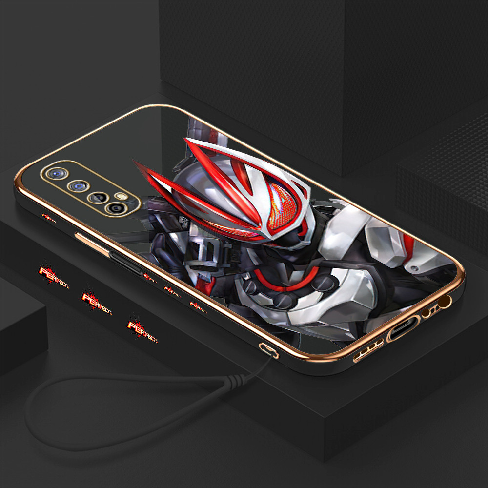 LOKAL [จัดส่งในพื้นที่] Realme 7 8 9 10 Pro + 5G 7I 8I 9I V13 Q5 K10X 5G HP Casing KAMEN RIDER DEN-O