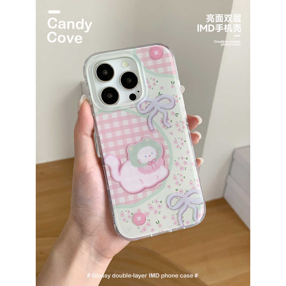 โรแมนติกสีชมพูแมวสาวปลอกVivo V60 Lite Y400 V60 Y21d iQOO Z10R 5G V50 Y19S Pro V40 Lite 4G 5G Y29 Y28