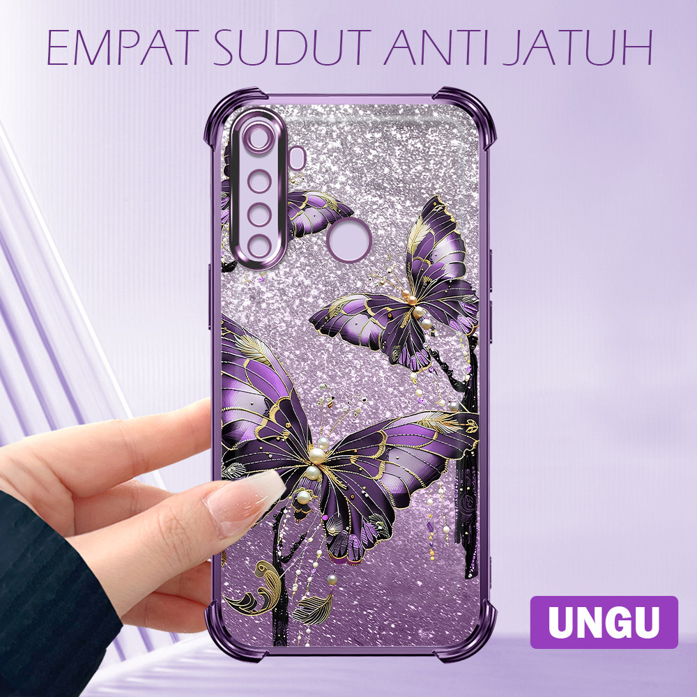 HP LOKAL เคสโทรศัพท์สําหรับ Realme 5 5i 5S 6i สต็อกท้องถิ่น Softcase เคสโทรศัพท์นุ่มสี่มุม Anti-Fall