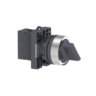 Schneider - Xa2Ed21 - สวิตช์เลือก - 22 - ด้ามจับมาตรฐาน - 2 ตําแหน่ง - 1 ไม่มีพร้อม