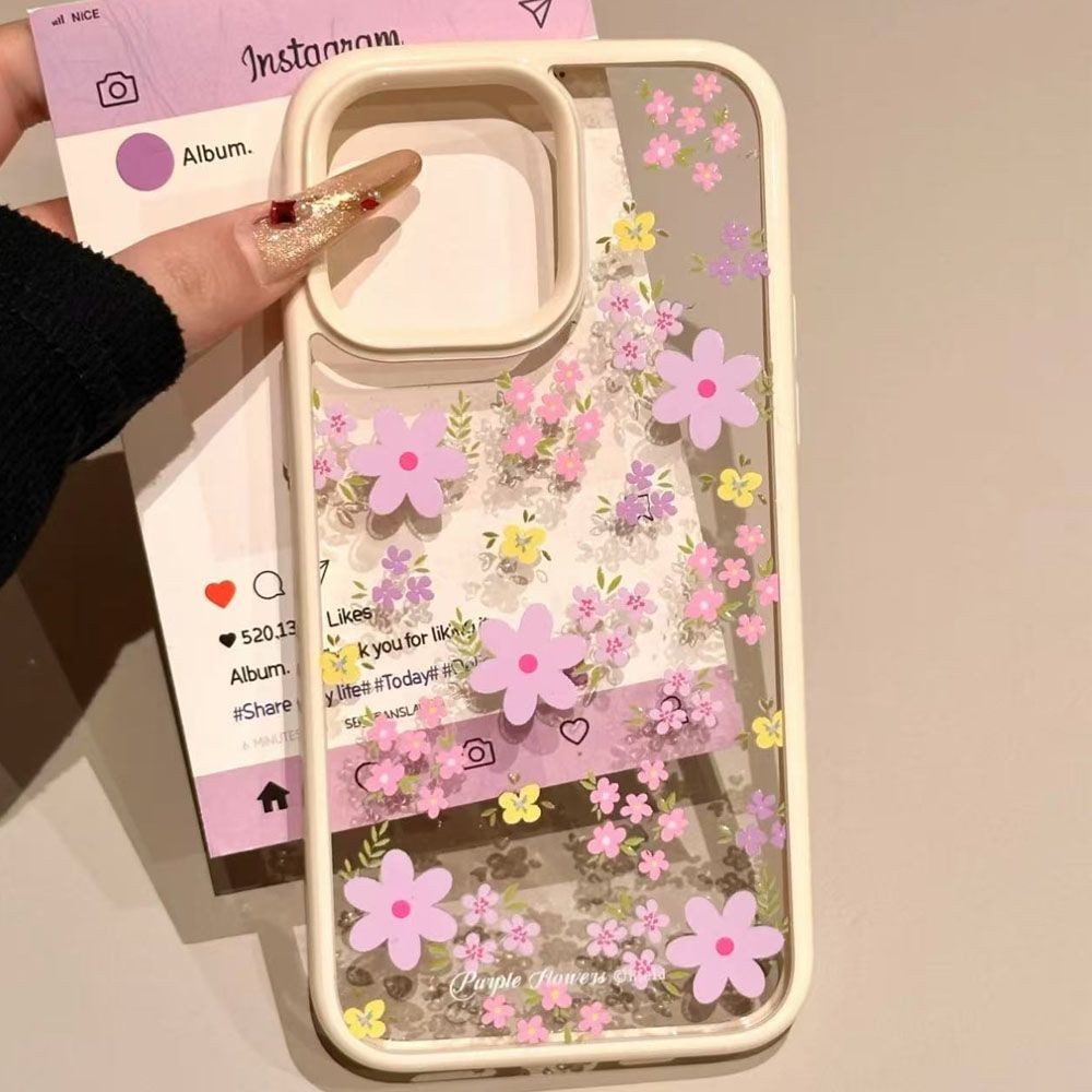 ดอกไม้ศิลปะสดปลอกIphone 11 13 15 Pro Max 17 Pro Max 17 Air X Xs Max Xr Ip 11 16E 7+ 8+ 7 8 Plus Ip 1