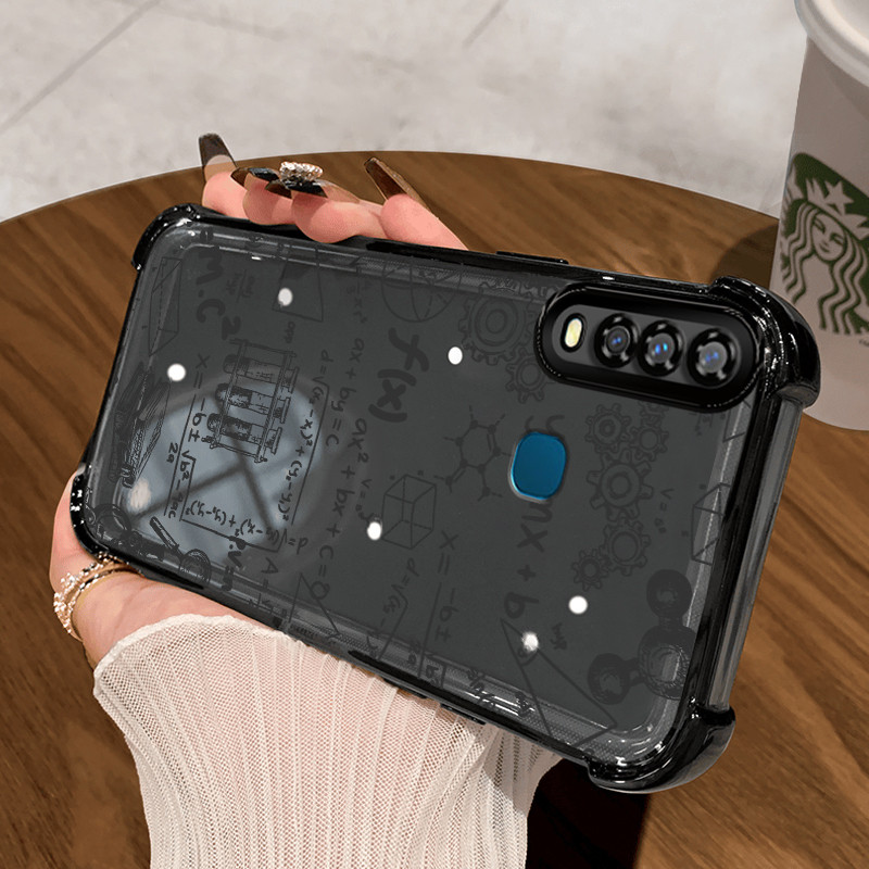 เคส Hp สําหรับ VIVO Y17 Y15 Y12 Y3 Y3s 2020 Y12i เคส เคส HP รูปแบบเรขาคณิต เคสซิลิโคน Kesing Cesing 