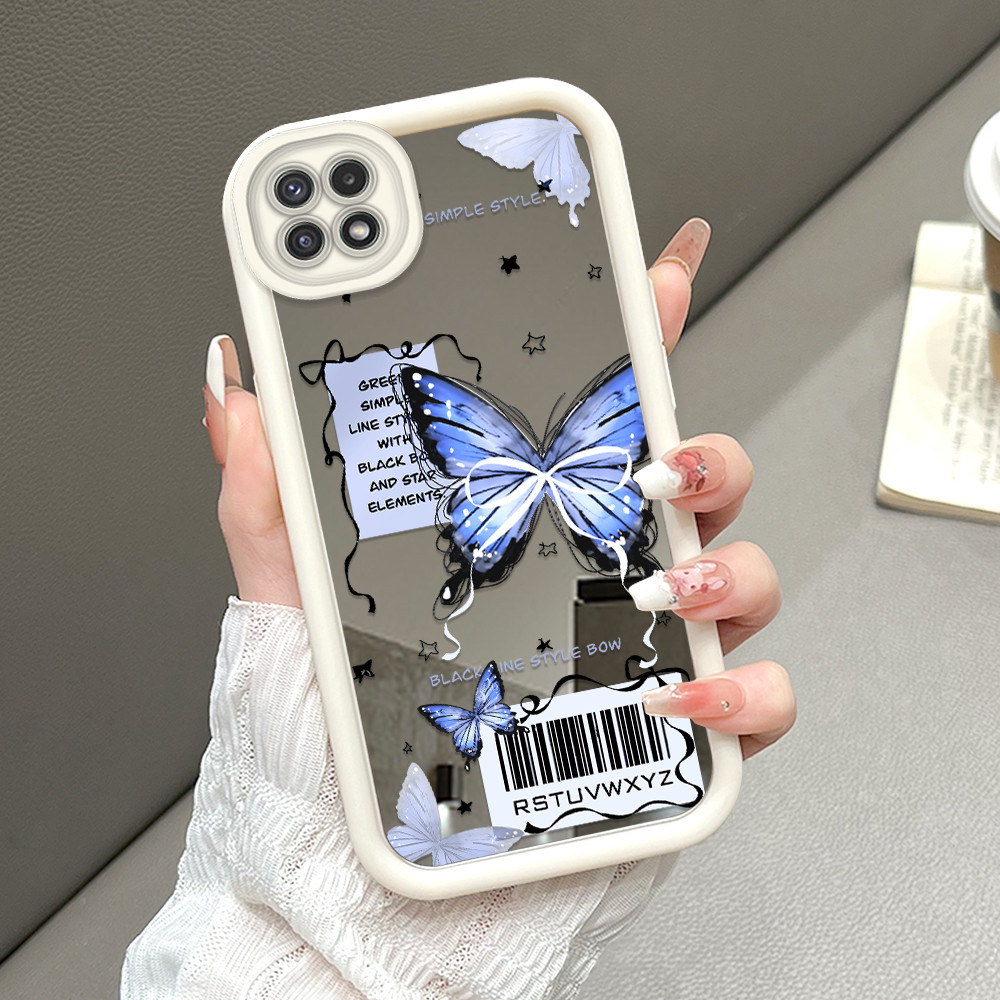 ใช้งานร่วมกับ Samsung Galaxy A22 5G สําหรับเคสโทรศัพท์ Softcase Handphone ปลอก Cassing Hp Kesing 864