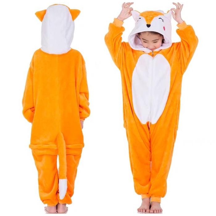 Xie FOX WOLF FOX DOLL ONESIE COSTUME สําหรับคอสเพลย์แม่มดนําเข้า PAJAMAS