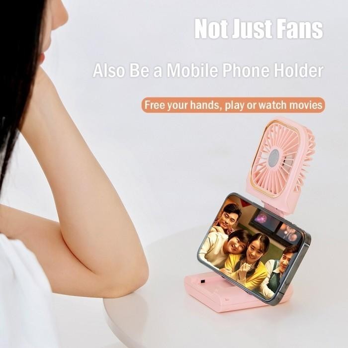 [Expret] พัดลมขนาดเล็กแบบพกพา / พัดลมมินิ /พร้อม Powerbank