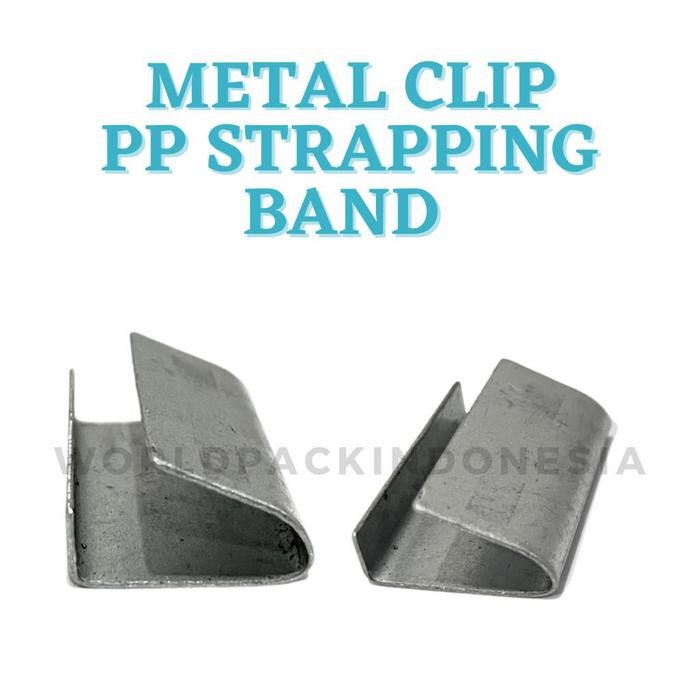 คลิปโลหะ PP STRAPPING BAND PLATE CLAMP